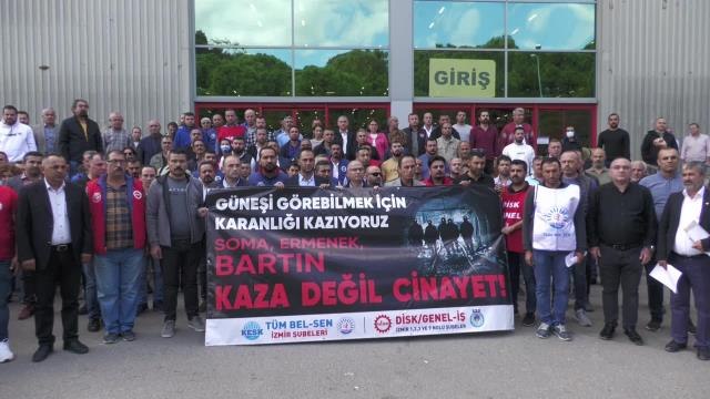 Son dakika haberleri! Bartın'daki Maden Faciası İzmir'de Protesto Edildi: Bu İşin Fıtratında, Kaderinde Ölüm Yoktur