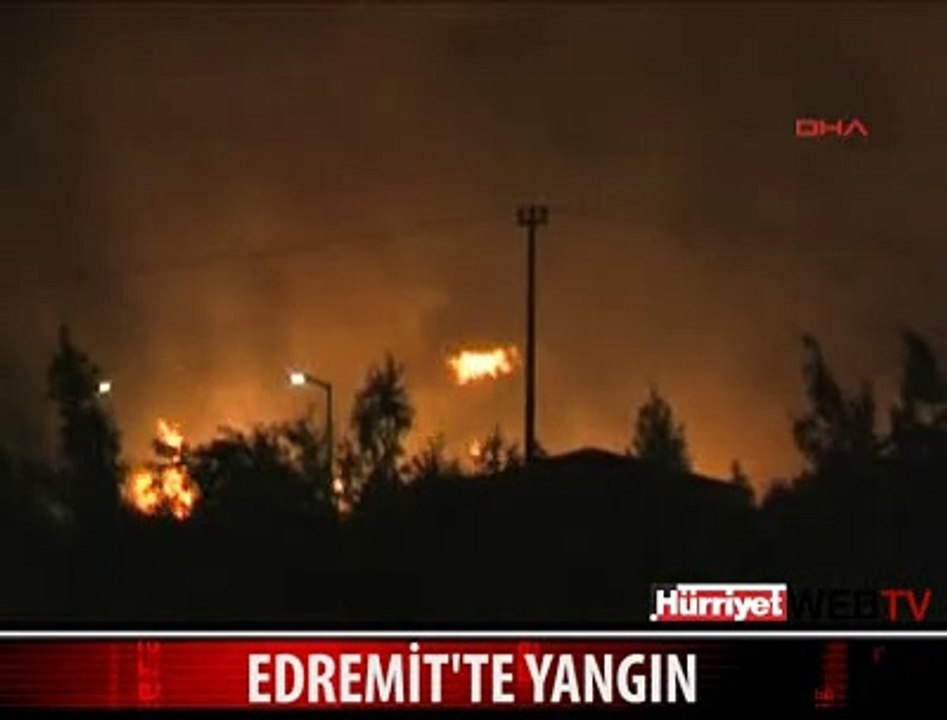 EDREMİT ORMAN YANGINI