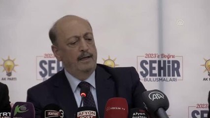 AFYONKARAHİSAR - Bakan Bilgin: "Sosyal politika uygulamaları ile topluma gerekli destekleri sağlamaya çalışıyoruz"