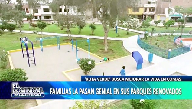 Ruta Verde: Proyecto busca mejorar calidad de vida de las familias de Comas al renovar sus parques