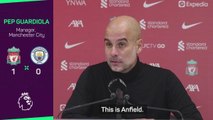 Guardiola rages at referee after Liverpool defeat