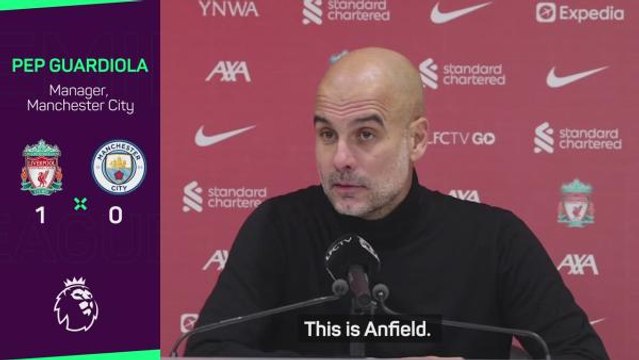 Guardiola rages at referee after Liverpool defeat