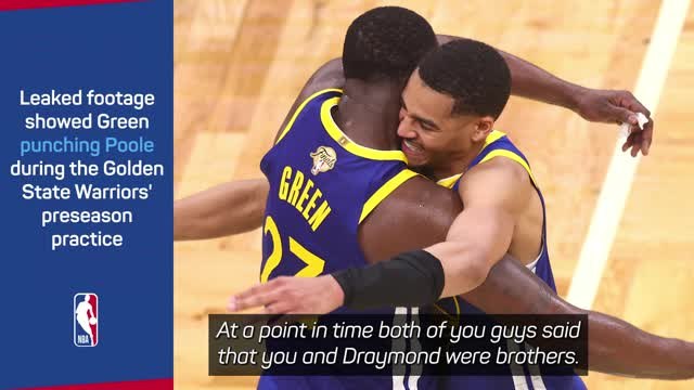 Poole and Draymond 'still brothers' after public bust-up