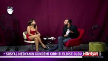 NURGÜL YEŞİLÇAY'IN KIRMIZI ELBİSESİ SOSYAL MEDYANIN GÜNDEMİ OLDU