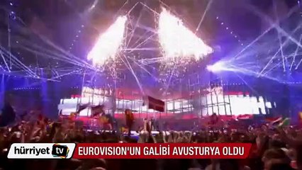 Eurovision'un galibi Avusturya oldu