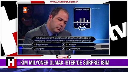 KİM MİLYONER OLMAK İSTER'DE BİR GAZETECİ