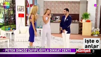 PETEK DİNÇÖZ, ÇAĞLA ŞİKEL VE ALİŞAN'I ŞAŞIRTTI