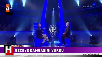 KİM MİLYONER OLMAK İSTERE DAMGASINI VURDU