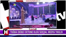TUĞBA EKİNCİ'NİN CANLI PERFORMANSI OLAY OLDU