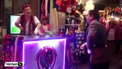 Türk dondurmacı 'Mr Bean'i şakaladı