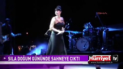 SILA DOĞUM GÜNÜNDE SAHNEYE ÇIKTI