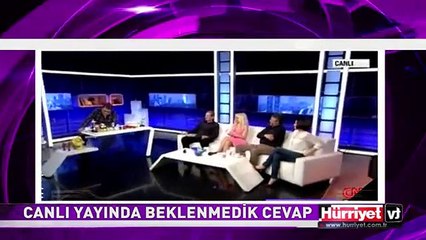CANLI YAYINDA BEKLENMEDİK CEVAP