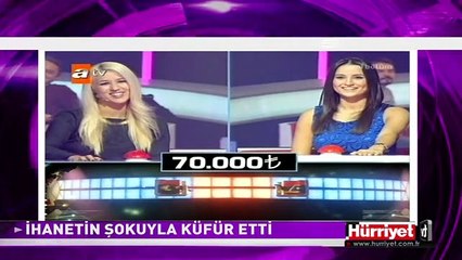 YARIŞMADA KÜFÜR ŞOKU