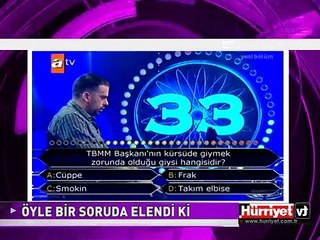 ÖYLE BİR SORUDA ELENDİ Kİ..