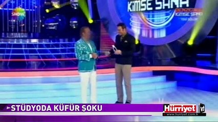 STÜDYODA KÜFÜR ŞOKU