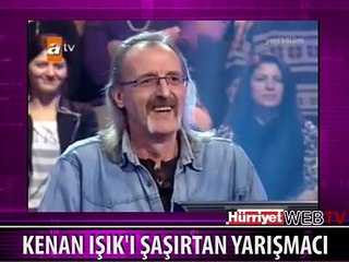 YARIŞMACININ İSTEĞİ KENAN IŞIK'I ŞAŞIRTTI