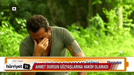 Ahmet Dursun gözyaşlarına boğuldu