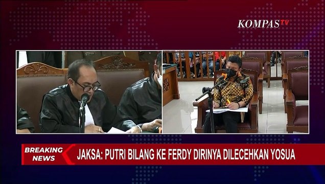 Jaksa: Putri Candrawathi Bilang ke Ferdy Sambo Dirinya Dilecehkan Brigadir J
