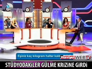 YARIŞMACI HERKESİ GÜLME KRİZİNE SOKTU