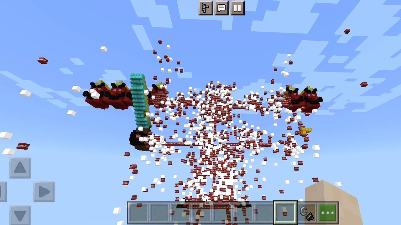 Ravan Dahen make a Dussehra festival in Minecraft