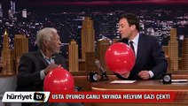 Usta oyuncunun helyum gazıyla imtihanı