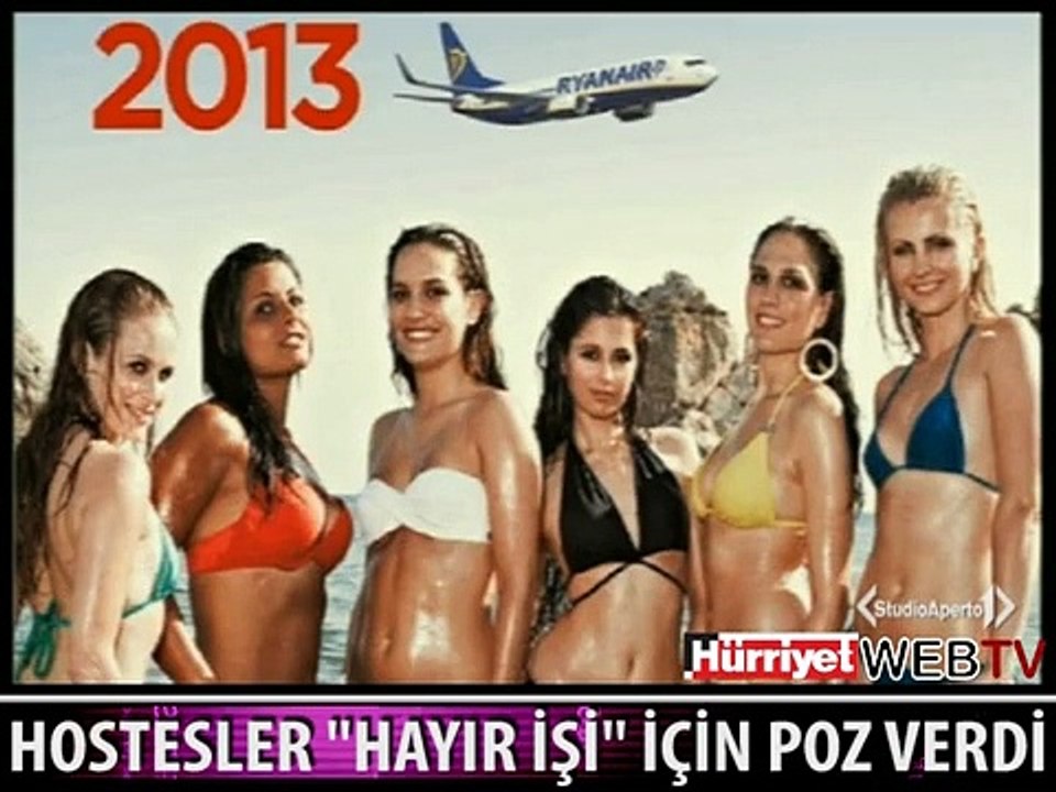HOSTESLER BİKİNİ GİYDİ