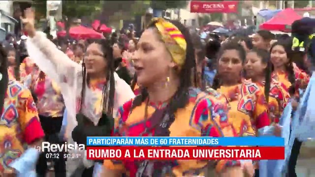 Preentrada universitaria tuvo 60 fraternidades y cientos de bailarines