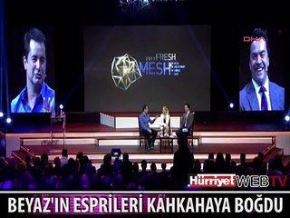 BEYAZ'IN ESPRİLERİ KAHKAHAYA BOĞDU