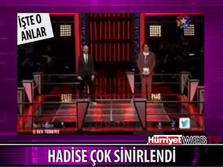 YARIŞMACI HADİSE'Yİ ÇOK BOZDU