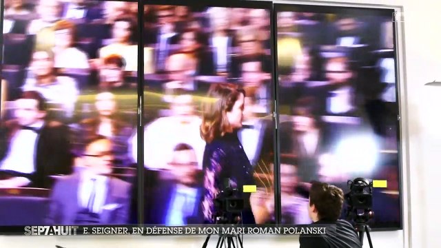 Epouse de Roman Polanski, Emmanuelle Seigner, a raconté un souvenir qu'elle a avec Adèle Haenel, avant que cette dernière ne conspue le réalisateur - Interview dans Sept à Huit