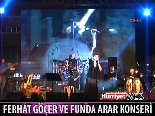 FERHAT GÖÇER VE FUNDA ARAR SİVAS'TA SAHNE ALDI