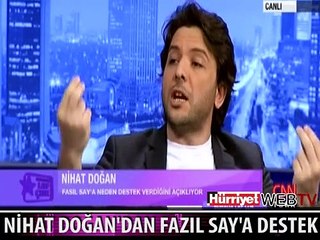 NİHAT DOĞAN'DAN FAZIL SAY'A DESTEK