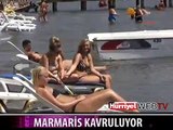 MARMARİS SICAKTAN KAVRULUYOR