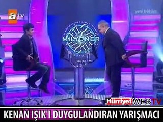 KENAN IŞIK'I DUYGULANDIRAN YARIŞMACI
