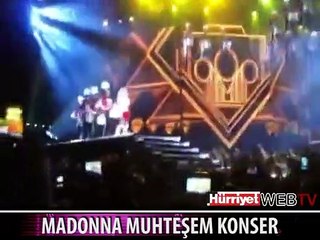 MADONNA KONSERİNDEN MUHTEŞEM GÖRÜNTÜLER