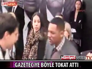ÜNLÜ AKTÖR GAZETECİYE TOKAT ATTI