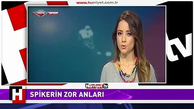 TRT SPİKERİNİN ZOR ANLARI