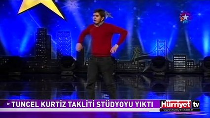 TUNCEL KURTİZ TAKLİTİ STÜDYOYU YIKTI
