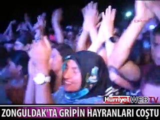 GRİPİN HAYRANLARI BÖYLE EĞLENDİ