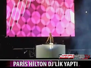 PARİS HİLTON DJ OLDU YER YERİNDEN OYNADI