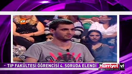 TIP FAKÜLTESİ ÖĞRENCİSİ 3 DAKİKADA ELENDİ