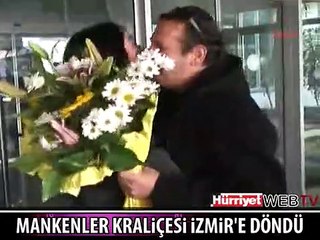 MANKENLER KRALİÇESİ İZMİR'E DÖNDÜ