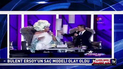 BÜLENT ERSOY'UN SAÇLARI GECEYE DAMGA VURDU