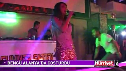 BENGÜ ALANYA'DA COŞTURDU