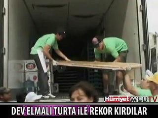 DEV TURTAYLA BÖYLE REKOR KIRDILAR