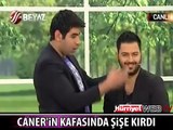 CANER'İN KAFASINDA ŞİŞE KIRDI