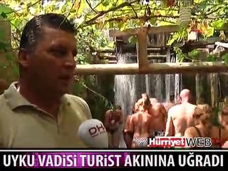 UYKU VADİSİ'NE TURİST AKINI