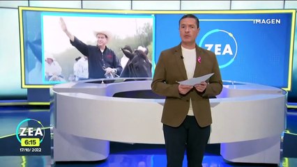 Ricardo Mejía participa en la cabalgata del municipio de Allende