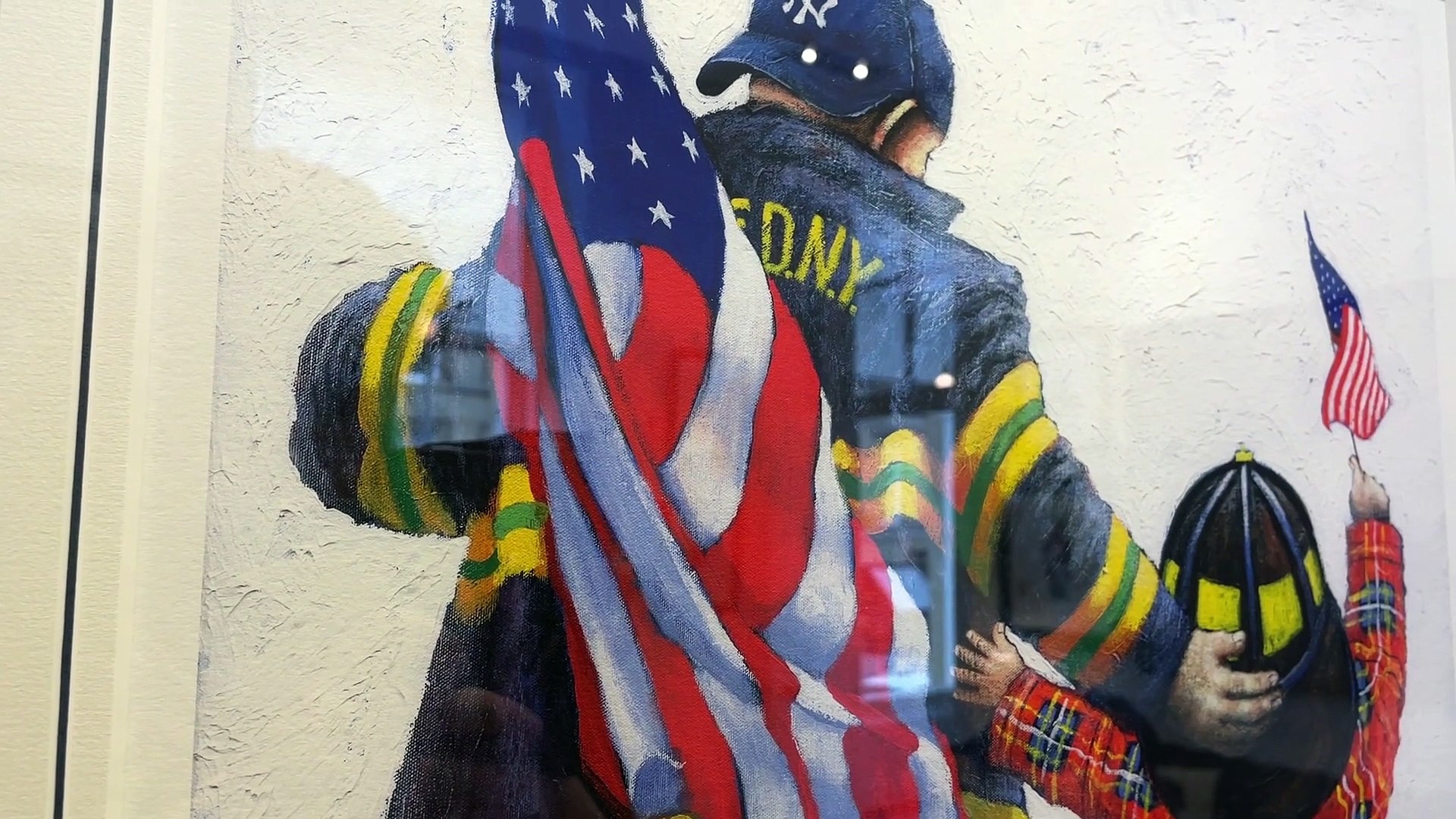 9 11 firefighter art