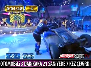 DÜNYANIN EN GÜÇLÜ ADAMINDAN BİR REKOR DAHA